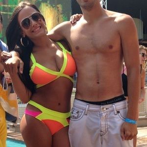 Two piece bathing suit